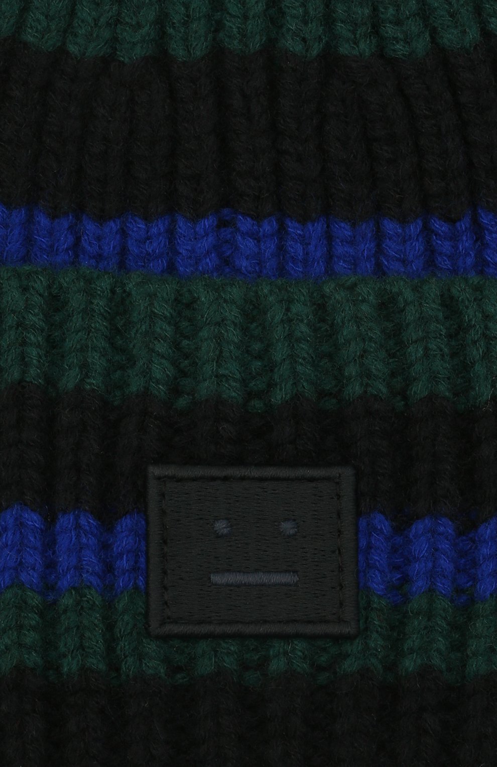 Детского шерстяная шапка ACNE STUDIOS черного цвета, арт. D40004 | Фото 3 (Материал: Текстиль, Шерсть; Региональные ограничения белый список (Axapta Mercury): RU)