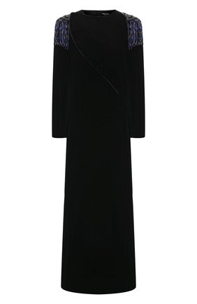 Женское бархатное платье GIORGIO ARMANI черного цвета по цене 599500 руб., арт. 0WHVR036/T028S | Фото 1 Женское бархатное платье GIORGIO ARMANI черного цвета, арт. 0WHVR036/T028S | Фото 1