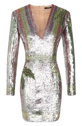 Женское платье с пайетками BALMAIN разноцветного цвета по цене 585500 руб., арт. VF16261/P065 | Фото 1 Женское платье с пайетками BALMAIN разноцветного цвета, арт. VF16261/P065 | Фото 1