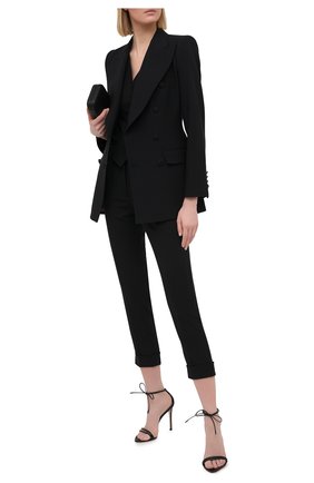 Женский жилет DOLCE & GABBANA черного цвета по цене 57450 руб., арт. F79H5T/FUBAJ | Фото 2 Женский жилет DOLCE & GABBANA черного цвета, арт. F79H5T/FUBAJ | Фото 2