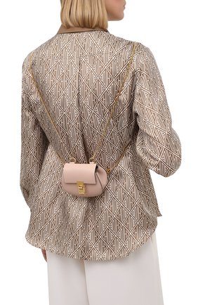 Женский рюкзак drew mini CHLOÉ бежевого цвета по цене 62100 руб., арт. CHC21SP100944 | Фото 2 Женский рюкзак drew mini CHLOÉ бежевого цвета, арт. CHC21SP100944 | Фото 2