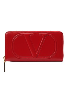 Кожаный кошелек Valentino Garavani | Фото №1 Кожаный кошелек Valentino Garavani | Фото №1