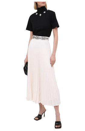 Женский хлопковый топ CHRISTOPHER KANE черного цвета по цене 35750 руб., арт. RE21 TS552 0RGANIC JERSEY | Фото 2 Женский хлопковый топ CHRISTOPHER KANE черного цвета, арт. RE21 TS552 0RGANIC JERSEY | Фото 2