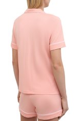 Женская пижама DEREK ROSE светло-розового цвета, арт. 2035-LARA001 | Фото 3 (Материал внешний: Синтетический материал)