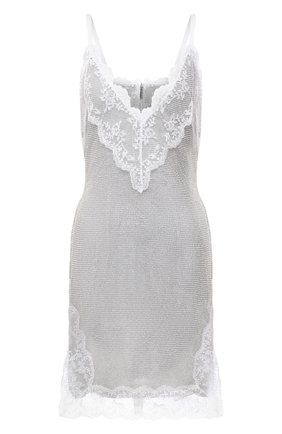Женское платье CHRISTOPHER KANE белого цвета по цене 206500 руб., арт. BR21 DR3715 CRYSTAL MESH | Фото 1 Женское платье CHRISTOPHER KANE белого цвета, арт. BR21 DR3715 CRYSTAL MESH | Фото 1