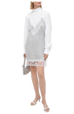 Женское платье CHRISTOPHER KANE белого цвета по цене 206500 руб., арт. BR21 DR3715 CRYSTAL MESH | Фото 2 Женское платье CHRISTOPHER KANE белого цвета, арт. BR21 DR3715 CRYSTAL MESH | Фото 2