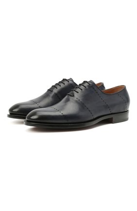 Мужские кожаные оксфорды KITON темно-синего цвета по цене 213500 руб., арт. USSREALN00100 | Фото 1 Мужские кожаные оксфорды KITON темно-синего цвета, арт. USSREALN00100 | Фото 1