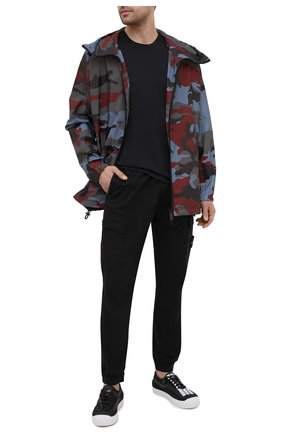 Мужские хлопковые джоггеры STONE ISLAND черного цвета по цене 29950 руб., арт. 741531303 | Фото 2 Мужские хлопковые джоггеры STONE ISLAND черного цвета, арт. 741531303 | Фото 2