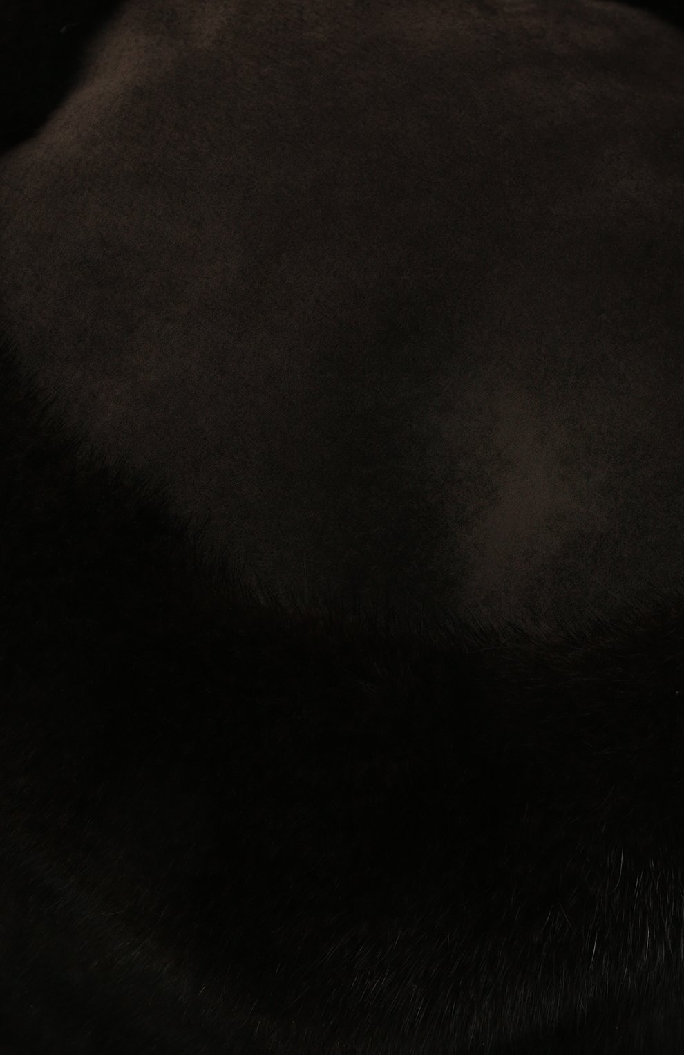 Женская шапка-кубанка мелания из меха норки FURLAND черного цвета, арт. 0217402110156300585 | Фото 3 (Материал: Натуральная кожа, Натуральный мех)