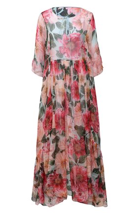 Женская шелковая туника DOLCE & GABBANA голубого цвета по цене 205000 руб., арт. F6I7PT/IS1E4 | Фото 1 Женская шелковая туника DOLCE & GABBANA голубого цвета, арт. F6I7PT/IS1E4 | Фото 1