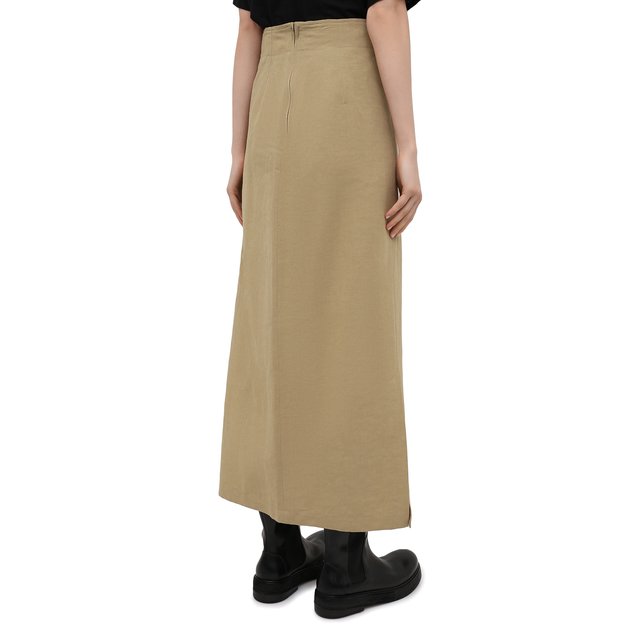 фото Юбка из льна и хлопка y`s