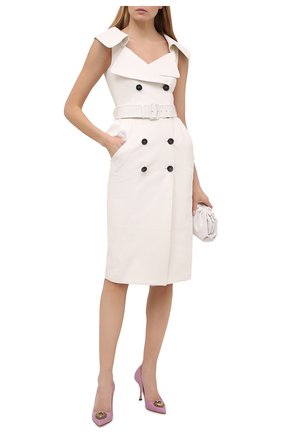 Женские кожаные туфли devotion DOLCE & GABBANA светло-розового цвета по цене 76200 руб., арт. CD1471/AV967 | Фото 2 Женские кожаные туфли devotion DOLCE & GABBANA светло-розового цвета, арт. CD1471/AV967 | Фото 2