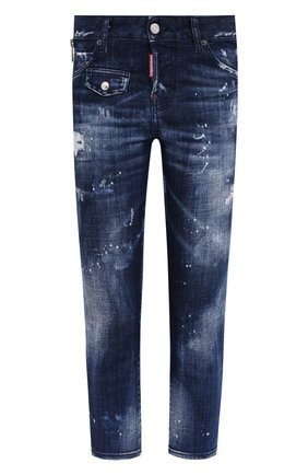 Женские джинсы DSQUARED2 темно-синего цвета по цене 62300 руб., арт. S75LB0438/S30342 | Фото 1 Женские джинсы DSQUARED2 темно-синего цвета, арт. S75LB0438/S30342 | Фото 1