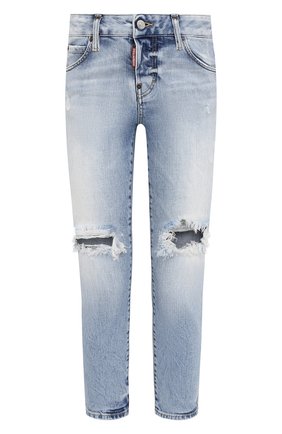 Женские джинсы DSQUARED2 голубого цвета по цене 46450 руб., арт. S75LB0496/S30663 | Фото 1 Женские джинсы DSQUARED2 голубого цвета, арт. S75LB0496/S30663 | Фото 1