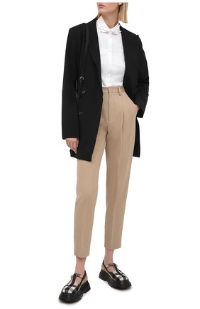Женская хлопковая рубашка REDVALENTINO белого цвета по цене 30850 руб., арт. VR3ABF40/0ES | Фото 2 Женская хлопковая рубашка REDVALENTINO белого цвета, арт. VR3ABF40/0ES | Фото 2