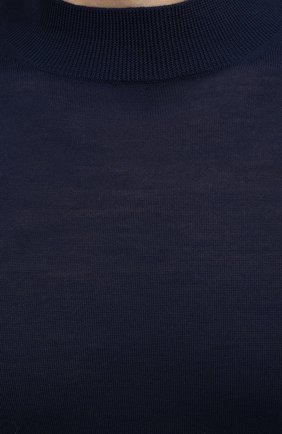 Мужской шерстяная водолазка GRAN SASSO темно-синего цвета, арт. 45154/14790 | Фото 5 (Материал внешний: Шерсть; Рукава: Длинные; Принт: Без принта; Длина (для топов): Стандартные; Мужское Кросс-КТ: Водолазка-одежда; Стили: Кэжуэл)