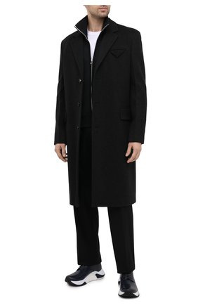 Мужские кожаные кроссовки GIORGIO ARMANI темно-синего цвета по цене 66500 руб., арт. X2X136/XF529 | Фото 2 Мужские кожаные кроссовки GIORGIO ARMANI темно-синего цвета, арт. X2X136/XF529 | Фото 2