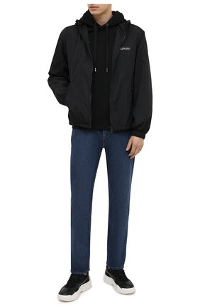 Мужской хлопковое худи DOLCE & GABBANA черного цвета по цене 47050 руб., арт. G90F9Z/G7WR0 | Фото 2 Мужской хлопковое худи DOLCE & GABBANA черного цвета, арт. G90F9Z/G7WR0 | Фото 2