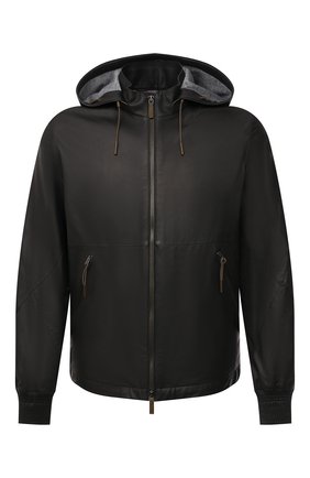 Мужская кожаная куртка ERMENEGILDO ZEGNA черного цвета по цене 683500 руб., арт. UWPNA/W178 | Фото 1 Мужская кожаная куртка ERMENEGILDO ZEGNA черного цвета, арт. UWPNA/W178 | Фото 1