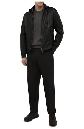 Мужская кожаная куртка ERMENEGILDO ZEGNA черного цвета по цене 683500 руб., арт. UWPNA/W178 | Фото 2 Мужская кожаная куртка ERMENEGILDO ZEGNA черного цвета, арт. UWPNA/W178 | Фото 2