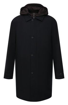Мужской комплект из плаща и жилета Z ZEGNA темно-синего цвета по цене 110500 руб., арт. VW037/ZZ205 | Фото 1 Мужской комплект из плаща и жилета Z ZEGNA темно-синего цвета, арт. VW037/ZZ205 | Фото 1 (Мужское Кросс-КТ: Плащ-верхняя одежда; Рукава: Длинные; Материал подклада: Синтетический материал; Длина (верхняя одежда): До середины бедра; Стили: Кэжуэл; Материал внешний: Синтетический материал)
