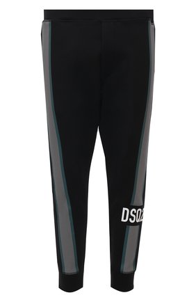 Мужские джоггеры DSQUARED2 черного цвета по цене 37650 руб., арт. S74KB0494/S23360 | Фото 1 Мужские джоггеры DSQUARED2 черного цвета, арт. S74KB0494/S23360 | Фото 1