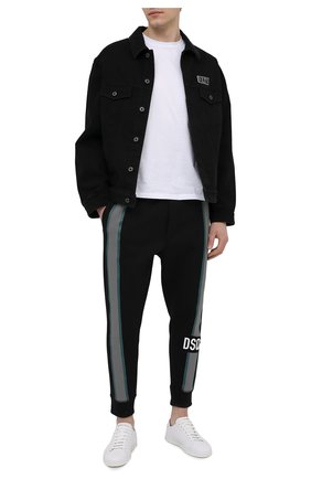 Мужские джоггеры DSQUARED2 черного цвета по цене 37650 руб., арт. S74KB0494/S23360 | Фото 2 Мужские джоггеры DSQUARED2 черного цвета, арт. S74KB0494/S23360 | Фото 2