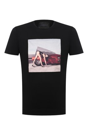 Мужская хлопковая футболка LIMITATO черного цвета по цене 14500 руб., арт. ZED 4/T-SHIRT | Фото 1 Мужская хлопковая футболка LIMITATO черного цвета, арт. ZED 4/T-SHIRT | Фото 1
