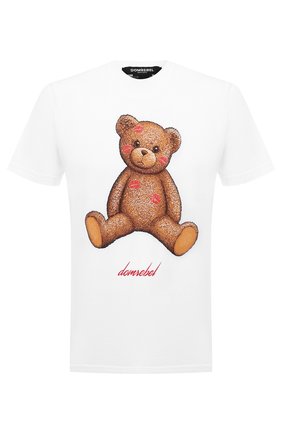 Мужская хлопковая футболка DOMREBEL белого цвета по цене 9630 руб., арт. SM00CH/T-SHIRT | Фото 1 Мужская хлопковая футболка DOMREBEL белого цвета, арт. SM00CH/T-SHIRT | Фото 1 (Длина (для топов): Стандартные; Стили: Гранж; Принт: С принтом; Рукава: Короткие; Материал внешний: Хлопок)