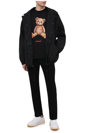 Мужская хлопковая футболка DOMREBEL черного цвета по цене 9630 руб., арт. SM00CH/T-SHIRT | Фото 2 Мужская хлопковая футболка DOMREBEL черного цвета, арт. SM00CH/T-SHIRT | Фото 2 (Стили: Гранж; Принт: С принтом; Рукава: Короткие; Длина (для топов): Стандартные; Материал внешний: Хлопок)