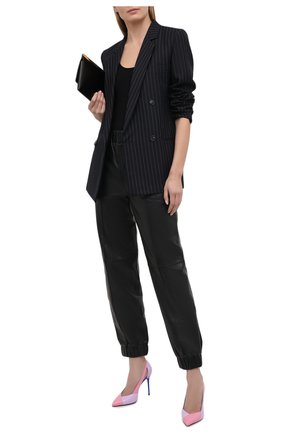 Женские кожаные туфли sybil BALMAIN разноцветного цвета по цене 63400 руб., арт. VN1C608/LGDT | Фото 2 Женские кожаные туфли sybil BALMAIN разноцветного цвета, арт. VN1C608/LGDT | Фото 2