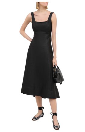 Женские текстильные балетки GIORGIO ARMANI синего цвета по цене 67600 руб., арт. X1G176/XM768 | Фото 2 Женские текстильные балетки GIORGIO ARMANI синего цвета, арт. X1G176/XM768 | Фото 2