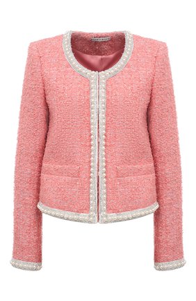 Женский жакет ALICE + OLIVIA розового цвета по цене 92300 руб., арт. CC009004203 | Фото 1 Женский жакет ALICE + OLIVIA розового цвета, арт. CC009004203 | Фото 1