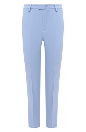 Женские брюки REDVALENTINO голубого цвета по цене 35250 руб., арт. VR3RB0B0/2EU | Фото 1 Женские брюки REDVALENTINO голубого цвета, арт. VR3RB0B0/2EU | Фото 1