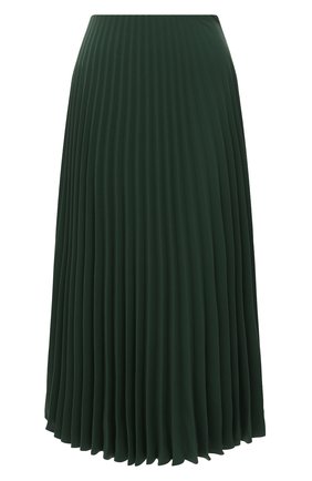 Женская плиссированная юбка VALENTINO зеленого цвета по цене 158500 руб., арт. VB3RA74167E | Фото 1 Женская плиссированная юбка VALENTINO зеленого цвета, арт. VB3RA74167E | Фото 1
