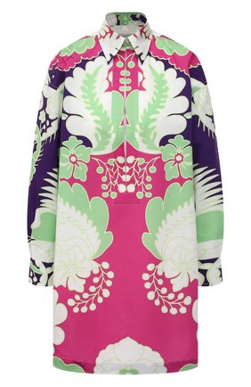 Женская хлопковая блузка VALENTINO фуксия цвета по цене 168500 руб., арт. VB3ABG607A0 | Фото 1 Женская хлопковая блузка VALENTINO фуксия цвета, арт. VB3ABG607A0 | Фото 1 (Рукава: Длинные; Длина (для топов): Удлиненные; Стили: Романтичный; Женское Кросс-КТ: Блуза-одежда; Материал внешний: Хлопок; Принт: С принтом; Региональные ограничения белый список (Axapta Mercury): RU)