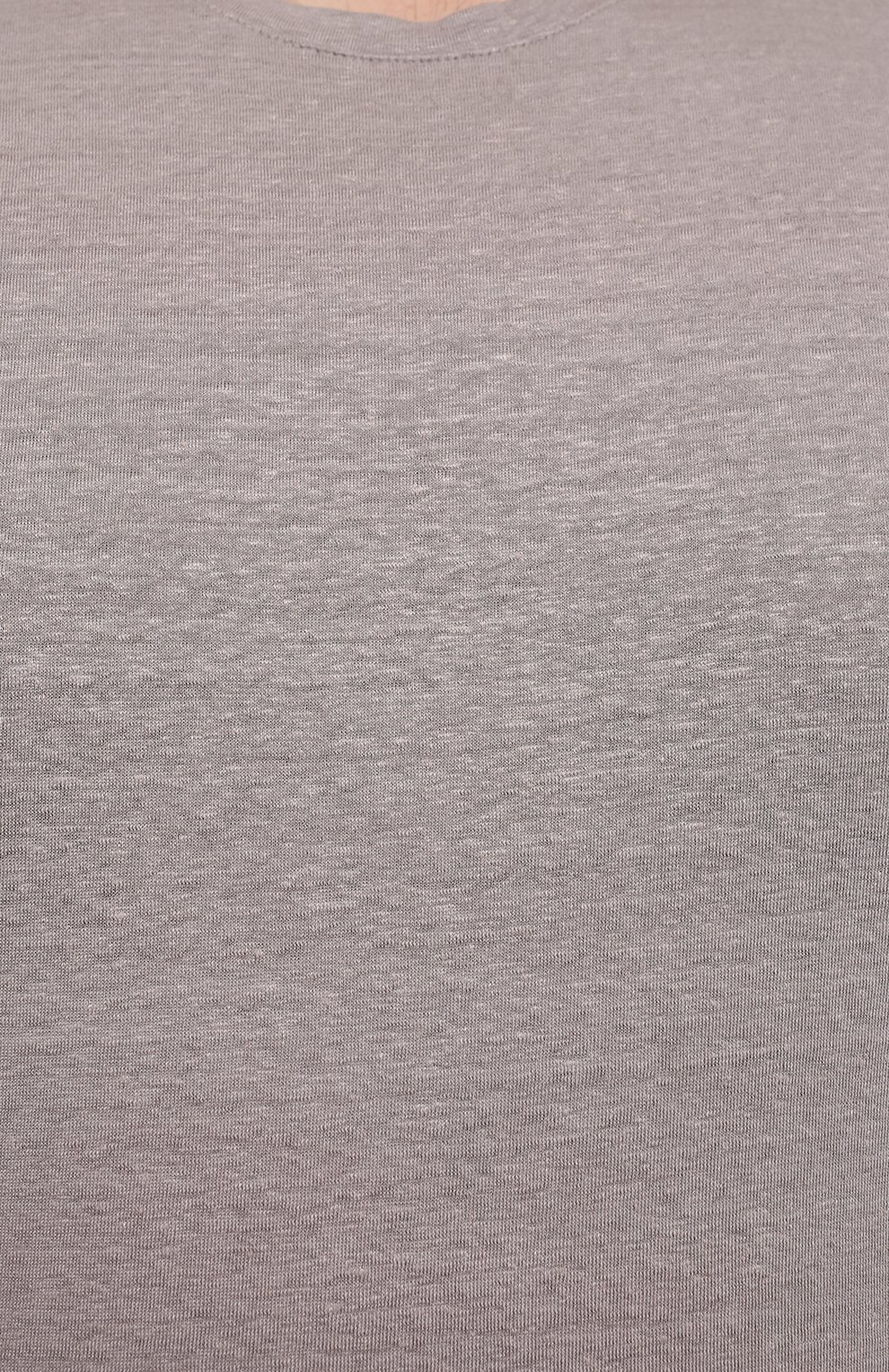 Мужская льняная футболка SVEVO бежевого цвета, арт. 4000SE20L/MTB4 | Фото 5 (Big sizes: Big Sizes; Принт: Без принта; Рукава: Короткие; Длина (для топов): Удлиненные; Материал внешний: Лен; Стили: Кэжуэл)