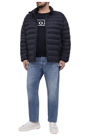 Мужская утепленная куртка POLO RALPH LAUREN темно-синего цвета, арт. 711810897/PRL BS | Фото 2 (Длина (верхняя одежда): Короткие; Стили: Кэжуэл; Материал внешний: Синтетический материал; Рукава: Длинные; Кросс-КТ: Куртка; Материал подклада: Синтетический материал; Big sizes: Big Sizes; Мужское Кросс-КТ: утепленные куртки)