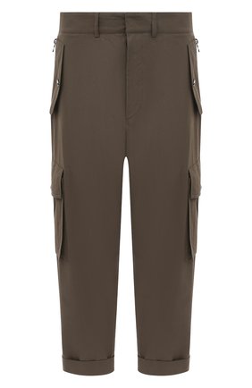 Мужские хлопковые брюки-карго BALMAIN хаки цвета по цене 108000 руб., арт. VH1PQ006/C188 | Фото 1 Мужские хлопковые брюки-карго BALMAIN хаки цвета, арт. VH1PQ006/C188 | Фото 1