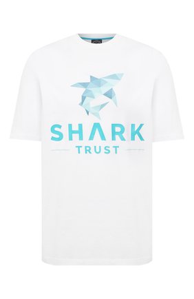 Мужская хлопковая футболка PAUL&SHARK белого цвета по цене 18350 руб., арт. 21411013/C00/3XL-6XL | Фото 1 Мужская хлопковая футболка PAUL&SHARK белого цвета, арт. 21411013/C00/3XL-6XL | Фото 1 (Стили: Кэжуэл; Материал внешний: Хлопок; Длина (для топов): Удлиненные; Принт: С принтом; Рукава: Короткие)