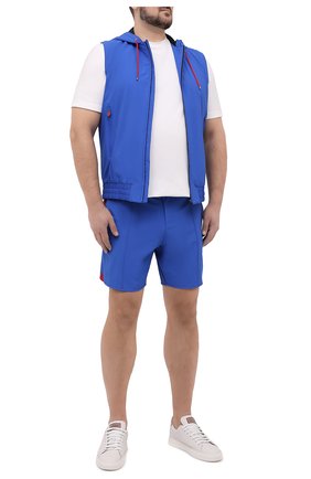 Мужские шорты KITON голубого цвета по цене 121500 руб., арт. UW0946V07T91/60-68 | Фото 2 Мужские шорты KITON голубого цвета, арт. UW0946V07T91/60-68 | Фото 2