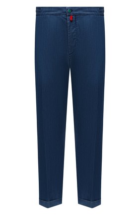 Мужские джинсы KITON синего цвета по цене 120500 руб., арт. UFPLAC/J07T26 | Фото 1 Мужские джинсы KITON синего цвета, арт. UFPLAC/J07T26 | Фото 1 (Длина (брюки, джинсы): Стандартные; Силуэт М (брюки): Прямые; Big sizes: Big Sizes; Стили: Классический; Кросс-КТ: Деним; Материал внешний: Хлопок, Деним; Региональные ограничения белый список (Axapta Mercury): RU)