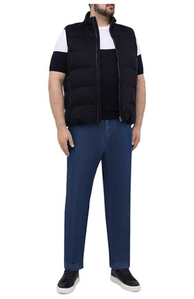 Мужские джинсы KITON синего цвета по цене 120500 руб., арт. UFPLAC/J07T26 | Фото 2 Мужские джинсы KITON синего цвета, арт. UFPLAC/J07T26 | Фото 2 (Длина (брюки, джинсы): Стандартные; Силуэт М (брюки): Прямые; Big sizes: Big Sizes; Стили: Классический; Кросс-КТ: Деним; Материал внешний: Хлопок, Деним; Региональные ограничения белый список (Axapta Mercury): RU)
