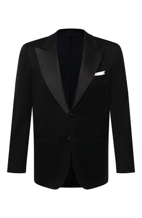 Мужской хлопковый пиджак KITON черного цвета по цене 548500 руб., арт. UGSM862H07609 | Фото 1 Мужской хлопковый пиджак KITON черного цвета, арт. UGSM862H07609 | Фото 1