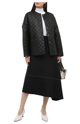 Женские кожаные туфли trap PROENZA SCHOULER белого цвета по цене 47500 руб., арт. PS35202A/13006 | Фото 2 Женские кожаные туфли trap PROENZA SCHOULER белого цвета, арт. PS35202A/13006 | Фото 2