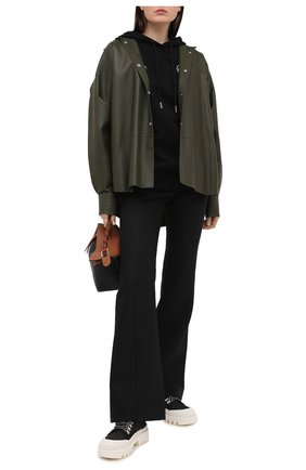 Женская текстильные ботинки city lug PROENZA SCHOULER черного цвета по цене 43200 руб., арт. PS32050A/09226 | Фото 2 Женская текстильные ботинки city lug PROENZA SCHOULER черного цвета, арт. PS32050A/09226 | Фото 2