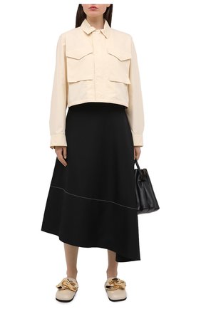 Женские кожаные сабо chain JW ANDERSON светло-бежевого цвета по цене 52250 руб., арт. AN35004A/13000 | Фото 2 Женские кожаные сабо chain JW ANDERSON светло-бежевого цвета, арт. AN35004A/13000 | Фото 2