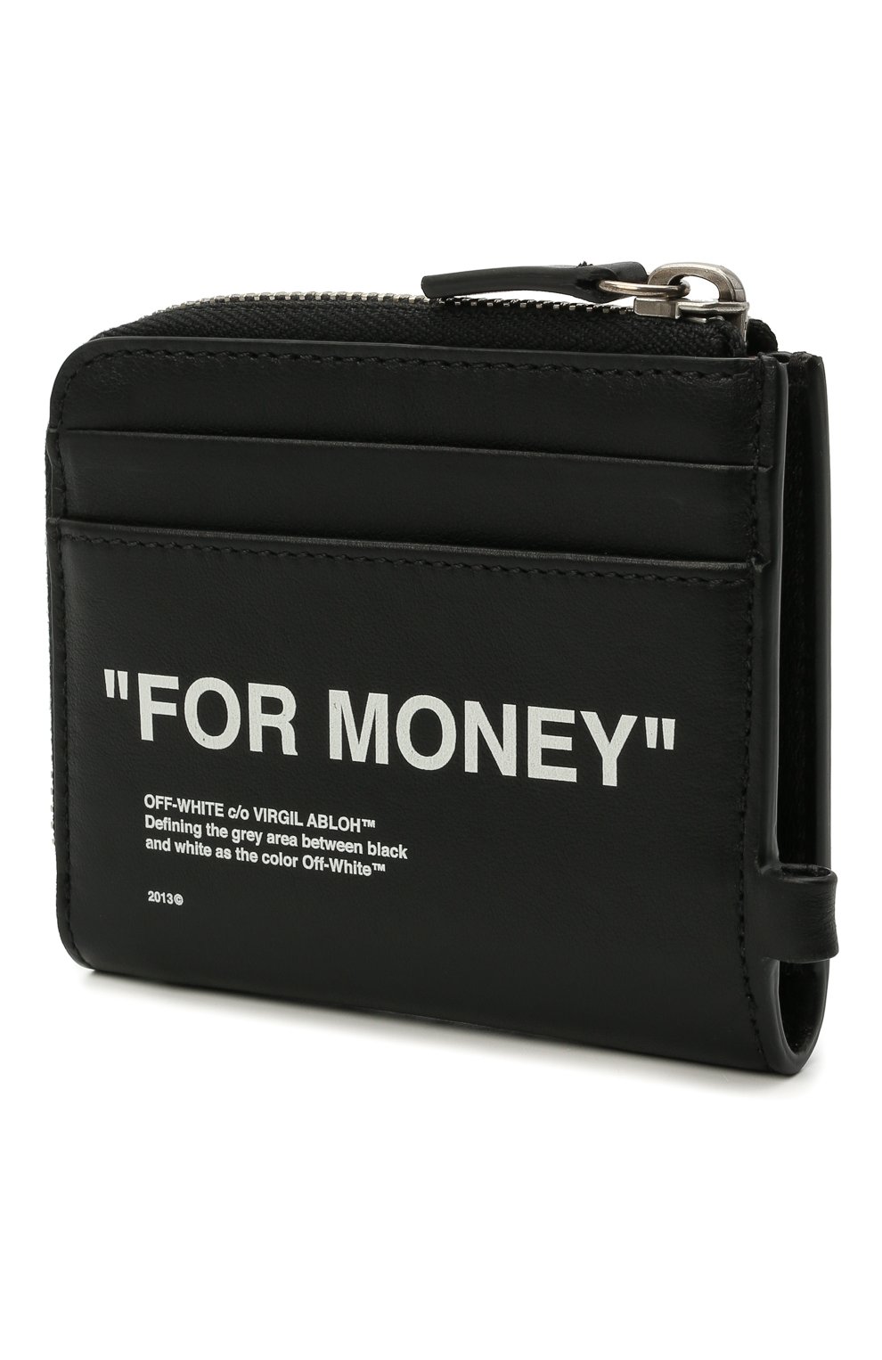 Мужской кожаный кошелек для монет OFF-WHITE черного цвета по цене 23250 руб., арт. 0MNC021R21LEA001 | Фото 2 Мужской кожаный кошелек для монет OFF-WHITE черного цвета, арт. 0MNC021R21LEA001 | Фото 2 (Материал: Кожа)