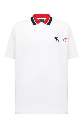 Мужское хлопковое поло PAUL&SHARK белого цвета по цене 21750 руб., арт. 21411275/C00/3XL-6XL | Фото 1 Мужское хлопковое поло PAUL&SHARK белого цвета, арт. 21411275/C00/3XL-6XL | Фото 1 (Длина (для топов): Удлиненные; Рукава: Короткие; Материал внешний: Хлопок; Застежка: Пуговицы; Стили: Кэжуэл)