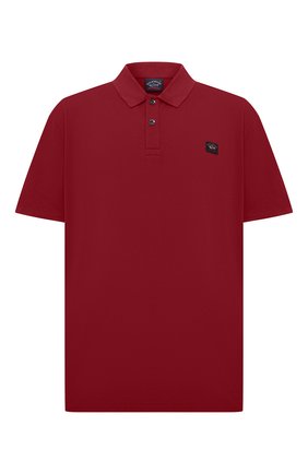 Мужское хлопковое поло PAUL&SHARK бордового цвета по цене 15500 руб., арт. C0P1000/C00/3XL-6XL | Фото 1 Мужское хлопковое поло PAUL&SHARK бордового цвета, арт. C0P1000/C00/3XL-6XL | Фото 1